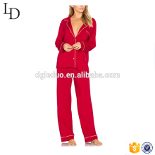 factory price thick long sleeve pajamas open crotch pajamas adult pajamas